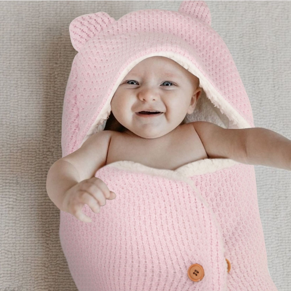 Padded baby stroller warm sleeping bag swaddle