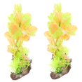 thumbnail image 3 of YSNOOWE 2Pcs Artificial Water Plants Realistic Design Water Environment Friendly Aquarium Owners, 3 of 8