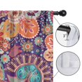 thumbnail image 4 of Blackout Kids Curtains,Multicolor Paisley and Floral Pattern Childrens Insulated Curtains Set Of 2,Bedroom Essentials,Toddler Room Decor 52x63in(132x160cm), 4 of 5