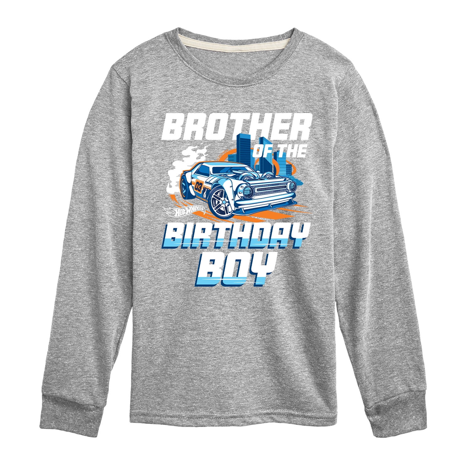 Hot Wheels Brother Of Birthday Boy Toddler And Youth Long Sleeve