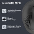 thumbnail image 2 of Casco Deportivo Uvex Exxential III MIPS Ligero Negro, 2 of 7