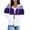 Dark Purple, variant on QHFBli Womens Hoodie 2025 Striped Color Block Zip Up Hoodies with Pockets Hooded Sweatshirt Hoodie Women Jacket