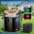 thumbnail image 2 of Danolapsi Ice Bath Tub for Athletes, Compatible with Water Chillers, 186Gallon Inflatable Cold Plunge Tub with Insulated Lid, Portable Cold Water Therapy Ice Pod for Recovery,186Gallon, 2 of 7