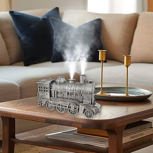 Boovnll Humidifiers for Bedroom, Train Coil Humidifier with Remote Control Coil Aromatherapy Home Bedroom Oil Aromatherapy Machine, Humidifier