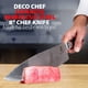 thumbnail image 2 of Cuchillo de chef Deco Chef de 8 pulgadas de acero con alto contenido de carbono, 2 of 9