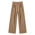 thumbnail image 5 of DHFJKG Wide Leg Sweatpants Women Casual Loose Fit Solid Color Elastic Waist Athletic Joggers Pants, 5 of 5