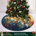 thumbnail image 3 of Ryvnso Christmas Tree Skirt Christmas Tree Xmas Tree Skirts Ornament Home Decorations 47.2", 3 of 6