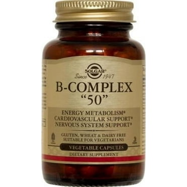B-Complex "50", 250 Vegetable Capsules, Solgar