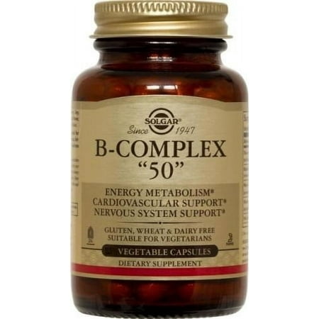 B-Complex "50", 250 Vegetable Capsules, Solgar