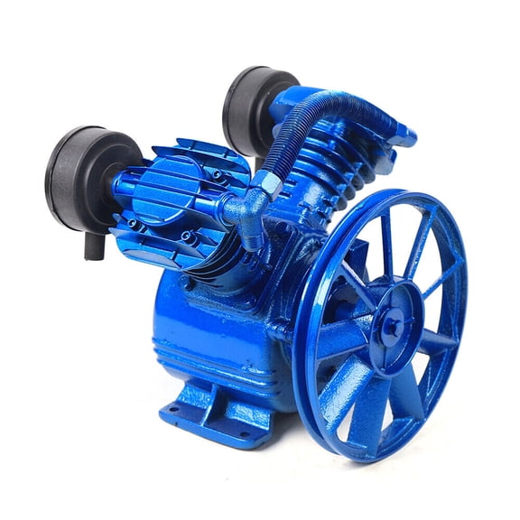 3HP 2Piston V Style Twin Cylinder Air Compressor Pump Head Single Stage 2200W