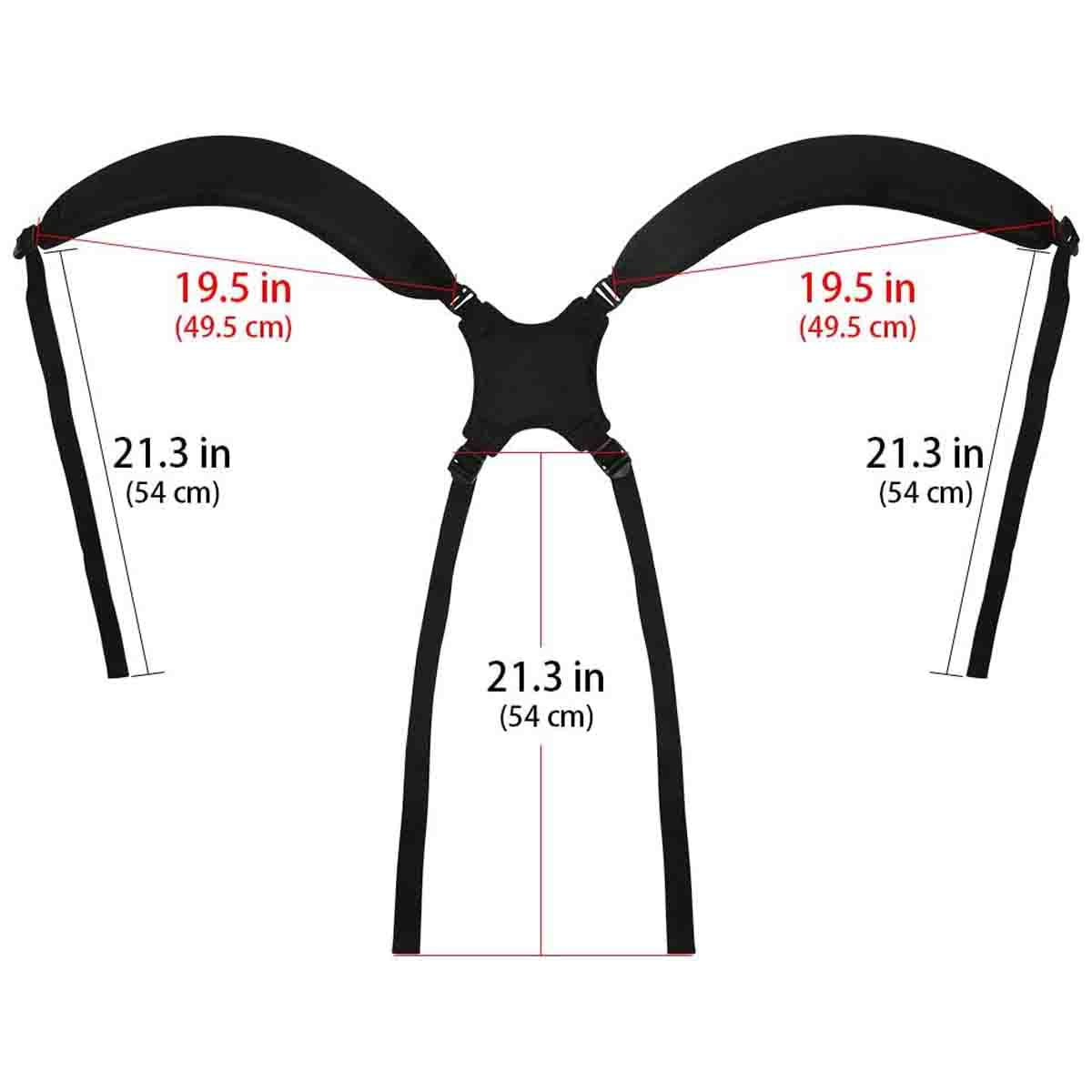 Golf Bag Straps, Universal Replacement Double Shoulder Single Shoulder Straps, Golf Bag Carry Strap