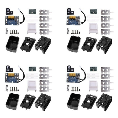 

4X BL1890 -Ion Battery Case PCB Charging Protection Circuit Board Shell Box BL1860 for 18V