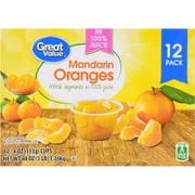 Great Value Mandarins 12pk Bowls