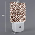 thumbnail image 2 of Naloa Coffee Rugby Night Lights Plug into Wall, Dusk to Dawn Sensor Warm White Led Night Light 0.5W, Nightlight suit for Adults, Bedroom, Bathroom, Hallway, Kitchen, 2 of 5
