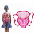 thumbnail image 5 of Doll Carrier Backpack Fits 15 To 18 Inch Dolls And Plush Friends, Front/Back Wearable Doll Carrier With Adjustable Straps For Easy On/Off, Multi-Purpose Doll Travel Bag, 5 of 8