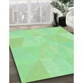 thumbnail image 2 of Ahgly Company Indoor Square Patterned Stoplight Go Green Area Rugs, 6' Square, 2 of 6