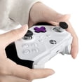 thumbnail image 5 of Metal Replacement Thumbsticks for Xbox Elite Controller Series 2 Core, Component Pack Includes 4 Swap Magnetic Joysticks, 4 Paddles, 1 Standard D-Pads, Accessories Parts for Xbox One Elite 2(Purple), 5 of 8