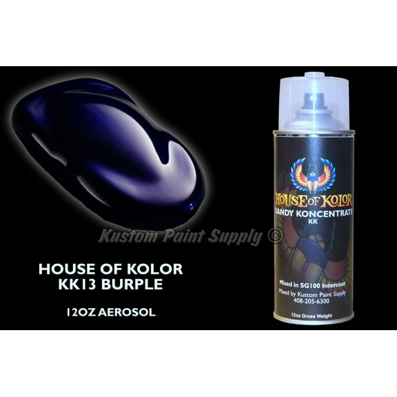 Burple Kandy KK13 House of Kolor 12oz Aerosol Can Purple Candy Kosmic Kolor