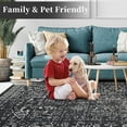 thumbnail image 6 of Eco-Friendly Foldable Black Area Rug - Large Washable Stain Resistant 10x13 Rug, 6 of 7