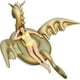 thumbnail image 1 of Flotador inflable para piscina Luxy Float Giant, 103 cm, diseño de dragón dorado, 1 of 6