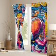 thumbnail image 3 of Homewish Rugby Game Blackout Curtains Set of 2 (52x84 Each),Sport Theme Window Curtains,Colorful Graffiti Curtains and Drapes For Boys Kids,Breathable Home Decor, 3 of 6