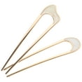thumbnail image 3 of 2 horquillas para el cabello en forma de U, palillos metálicos para el cabello, estilo vintage, horquillas para moño, adornos franceses para el cabello, 3 of 8