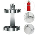 thumbnail image 5 of FRCOLOR 1pc Wall Mounted Fire Extinguisher Hanger Iron Fire Extinguisher Rack for Home, 5 of 6