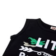 thumbnail image 3 of Little/Big Brother Matching Set Baby Boy Vest Tops Shorts Pants 2PCS Outfits, 3 of 6