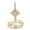 Golden, variant on Suodoka Women Electroplated Copper Fashionable Fingernail Ring Cover Tip Rhinestone Nail Art Accessory Jewelry for Girls, Golden (1.97 inches / 5 cm, 1 Count)