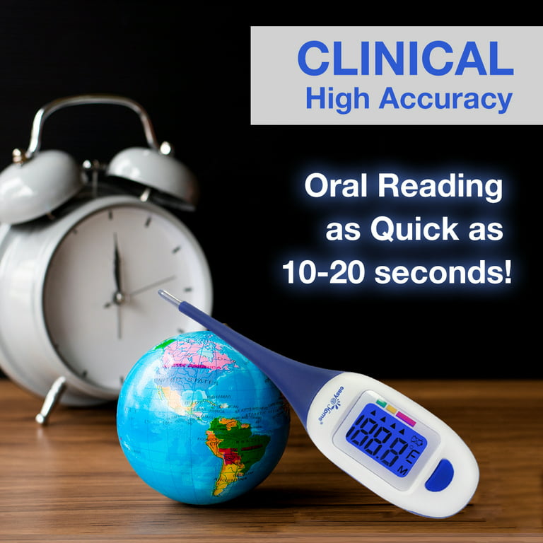Easy@Home Digital Thermometer for Oral, Rectal or Axillary Underarm Body  Temperature Measurement, EMT-026
