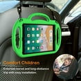 thumbnail image 4 of BMOUO Kids Case for iPad 9.7 inch 2018/2017 (6th/5th Generation), iPad Air 2 / Air 1 / Pro 9.7 Protective Case with Shoulder Strap Handle Stand for iPad 6th/5th Gen iPad Air 2 / Air 1 / Pro 9.7, Green, 4 of 8