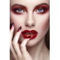 thumbnail image 3 of Pósteres de salón de belleza con formas de uñas y maquillaje de ojos a la moda, impresiones en lienzo, cuadros artísticos de pared, regalos, peluquería, decoración del hogar, 3 of 5