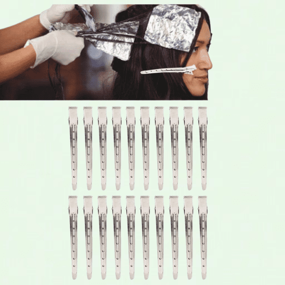 Large Metal Styling Clips for Hair, Hair Clips for Home and Salon