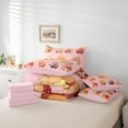 thumbnail image 6 of Homewish Cartoon Capybara 7-Piece Bedding Comforter Set for Preppy Children Kids,Kawaii Animal King Bedding Sets,Cute Wildlife Ultra Soft Bed Sheets,Microfiber Bedroom Decor,Reversible, 6 of 8