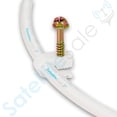 thumbnail image 4 of SatelliteSale Single Screw White Clips for Ethernet Internet Telephone Cable TV Wire Cable Management 100 Pcs, 4 of 7
