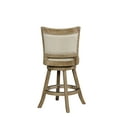 thumbnail image 4 of Linon Tift Full Back Wood Counter Stool, 25.75" Seat Height, Driftwood Finish with Gray Fabric, 4 of 4