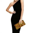 thumbnail image 3 of FOR U DESIGNS Tiger Leopard Clutch Purses for Women Personalized Handbags Faux Leather Wedding Purses for Wedding Cocktail Prom Party, 3 of 9