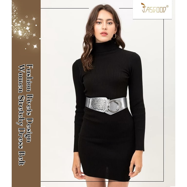 Faux Leather Waist Belt Wide Cinch Belt for Dress Costume Cosplay Chic INSPIRE CHIC Women main image 2