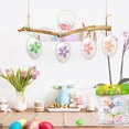 thumbnail image 1 of Easter Eggs 6 Pack Plastic Open Egg Shells For DIY Decorations, Easter Basket Fillers, Party Supplies, Egg Hunt, Multicolor Reusable Simulation Eggs, 1 of 6