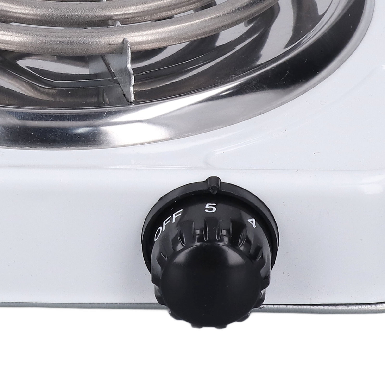 M Buder Electric Single Burner 1500W Countertop Single Coiled Burner Hot Plate with Adjustable Temperature Control, Portable Stove for Coffee and Tea