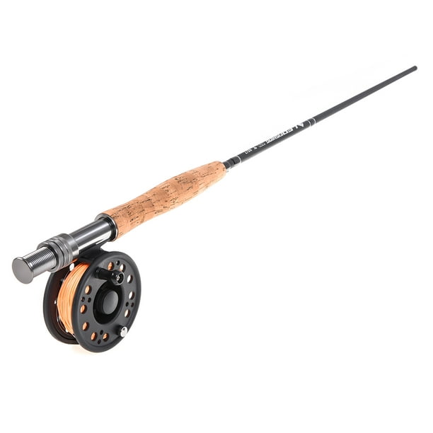 9' Fly Fishing Rod and Reel Combo with Carry Bag 10 Flies Complete Starter  Package Fly Fishing Kit 