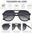 thumbnail image 6 of YDAOWKN Aviator Sunglasses for Womens Retro Trendy Sunglasses UV400 Protection, 6 of 6