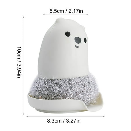 

Cleaning Brush Convenient Pot Handle Dish Scrub es Kitchen Scrubbers For Washing Iron Pan Pot Tool Cleaning Supplies