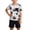 Black, variant on Tisuna Boys Summer Outfits Set Child Coconut Tree Print Short Sleeve Crew Neck Tshirt With Solid Color Shorts Breathable Casual Little Boys 2 Pieces Clothing Set Black Size 9-10 Years