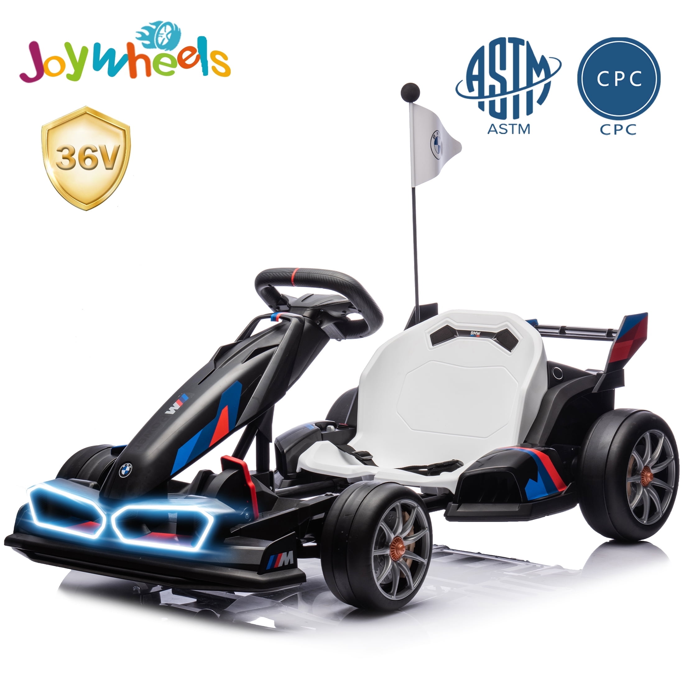 X-Pro Rambler 700W Brushless Electric Pedal Go Kart 350w*2 Racing