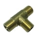 thumbnail image 4 of T de latón con intersección en T de tubería de 3 , conector en apariencia de T de rosca de 3 vías para tubería de / aire / DN10 Yotijar Adaptador de hilo de latón de 3 vías, 4 of 10