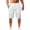 White, variant on High Waisted Shorts Men Spring Pure Color Simple Style Pinstripe Sports Leisure Cozy Trousers Casual Trouser
