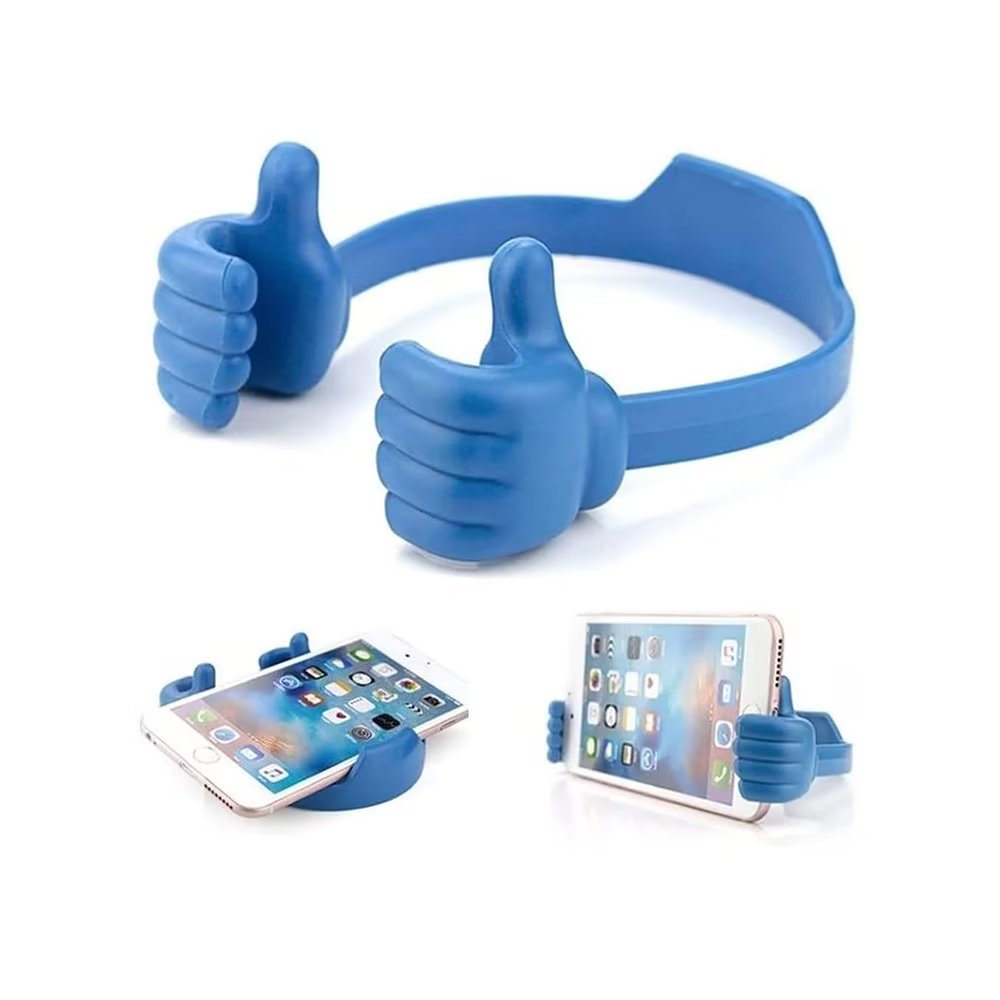 YOCUNKER Thumbs Up Cell Phone Holder Tablet Holder Universal Flexible