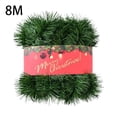thumbnail image 4 of PVC Furry Christmas Garland - Festive Hanging Ornament for Home & Hotel Holiday Decor, 4 of 4