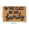 thumbnail image 3 of 1X Carpet Welcome Doormat Entrance Front Door Mat for Home Bedroom Decor Non Slip Rug Decorative Accessories 24脳16 Inches, 3 of 7